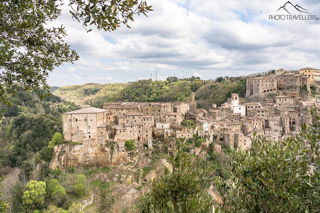 Der Blick auf Sorano