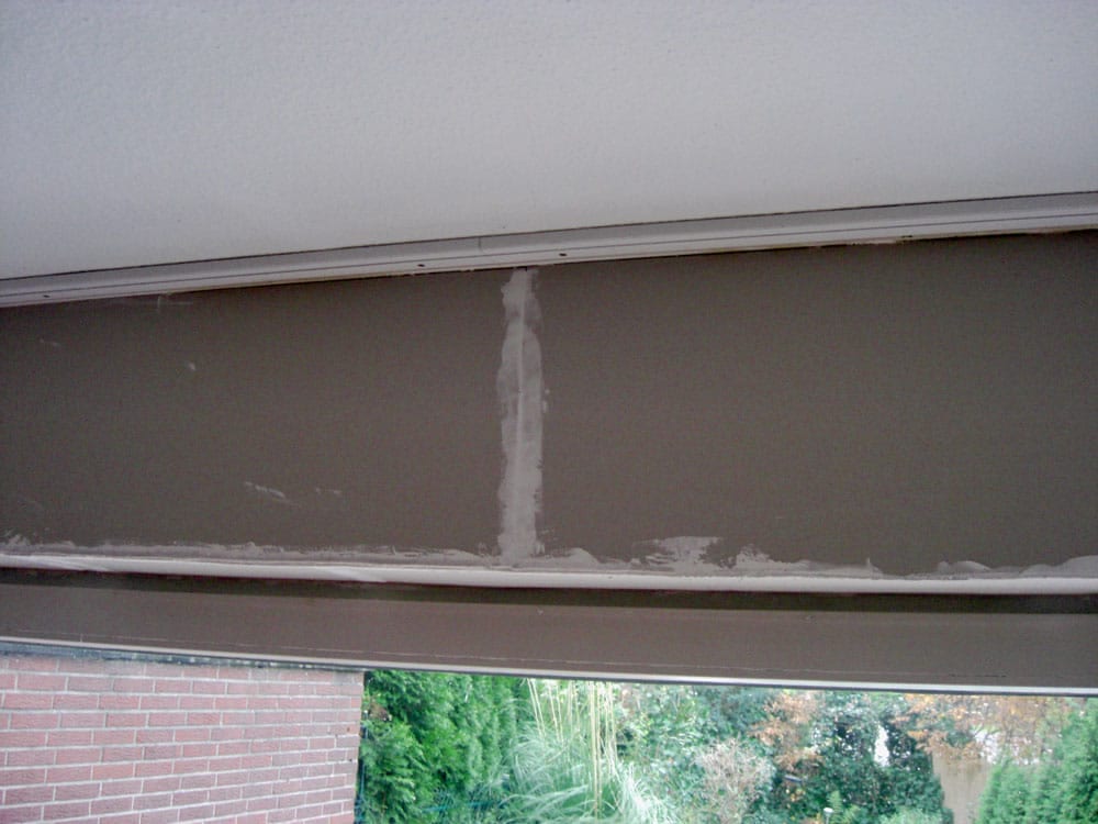 spachteln rollladenkasten