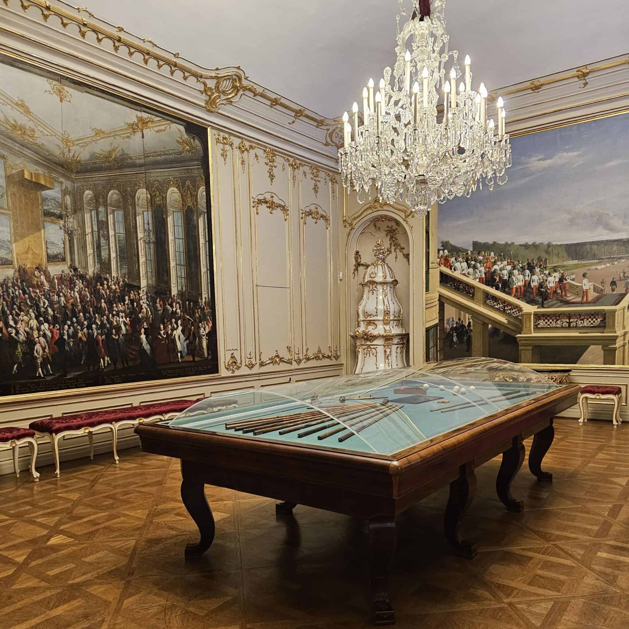 Salonul de biliard, palatul Schönbrunn