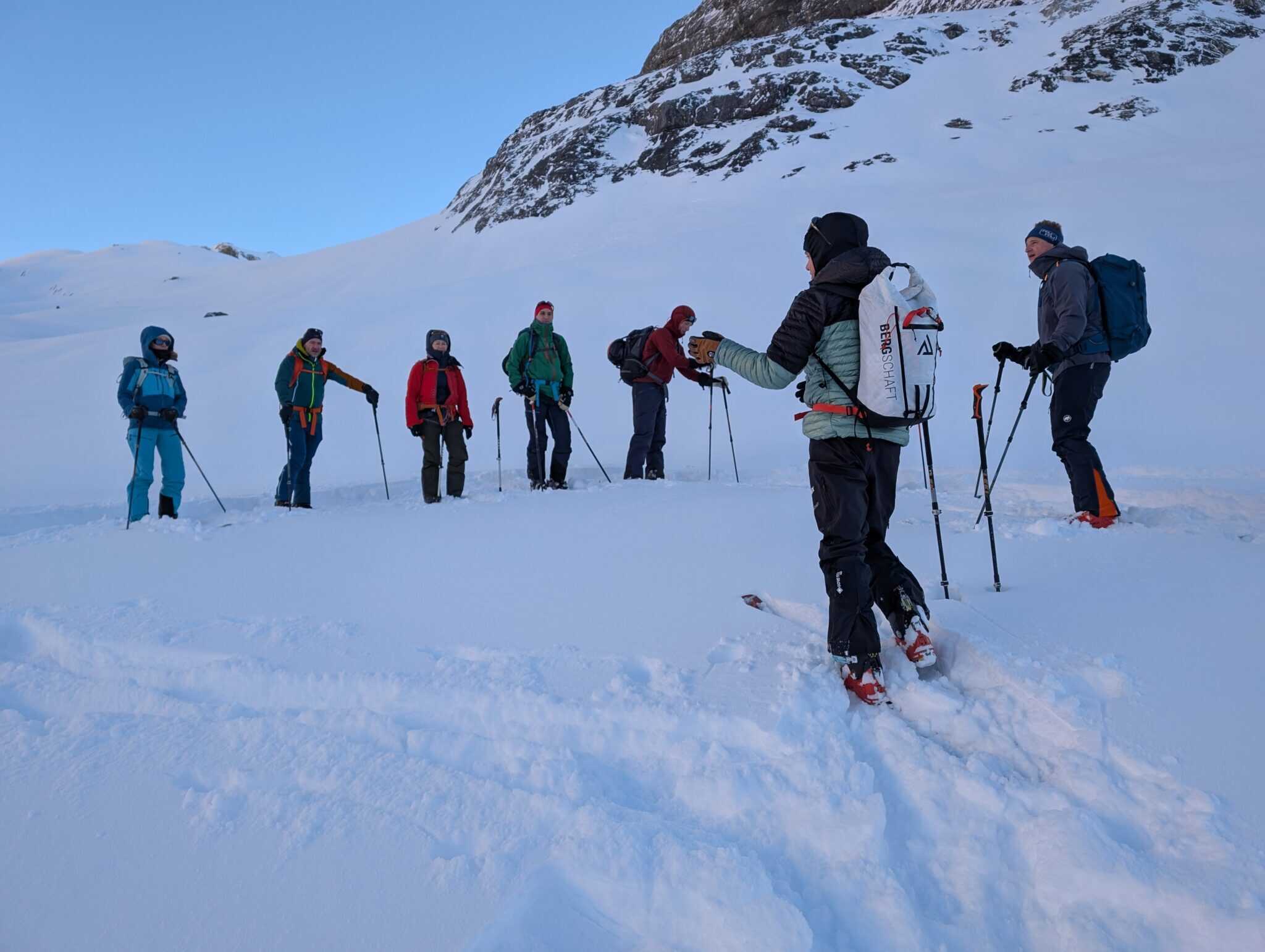 Learn new things on ski tours together with Bergschaft