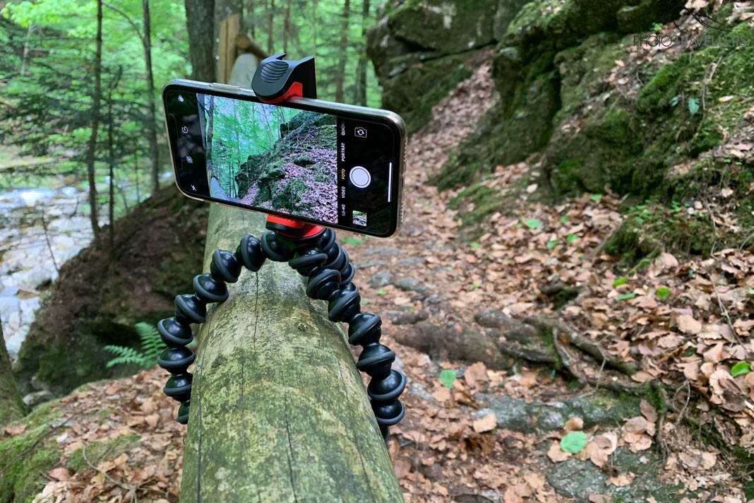 Joby Gorillapod im Einsatz im Wald