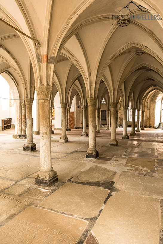 Ein Gewölbe in der Katharinenkirche in Lübeck