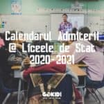 Calendarul Admiterii la Liceele de Stat în Anul Școlar 2020-2021 Calendarul Admiterii la Liceele de Stat 2020-2021 GOKID