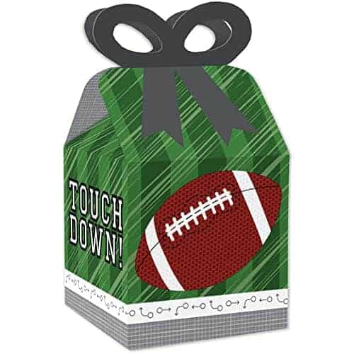 Football Baby Shower Favor Boxes Football Baby Shower Favor Boxes
