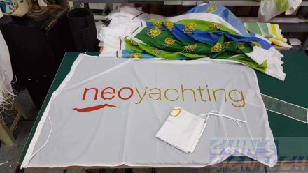 Nero Yatching Flag on 100 GSM Fabric