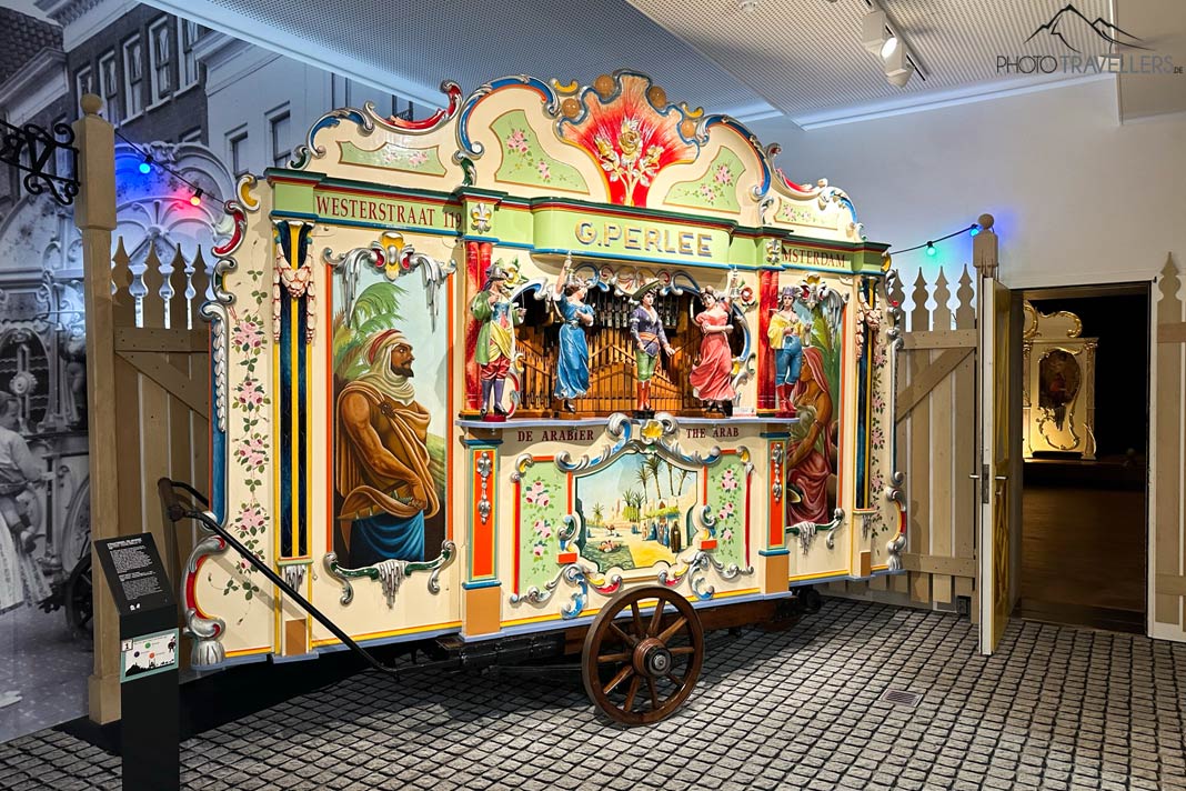 Eine antike Spieluhr im Museum Speelklok in Utrecht