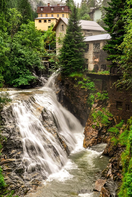 Der Wasserfall in Bad Gastein mit einem anderen Blick