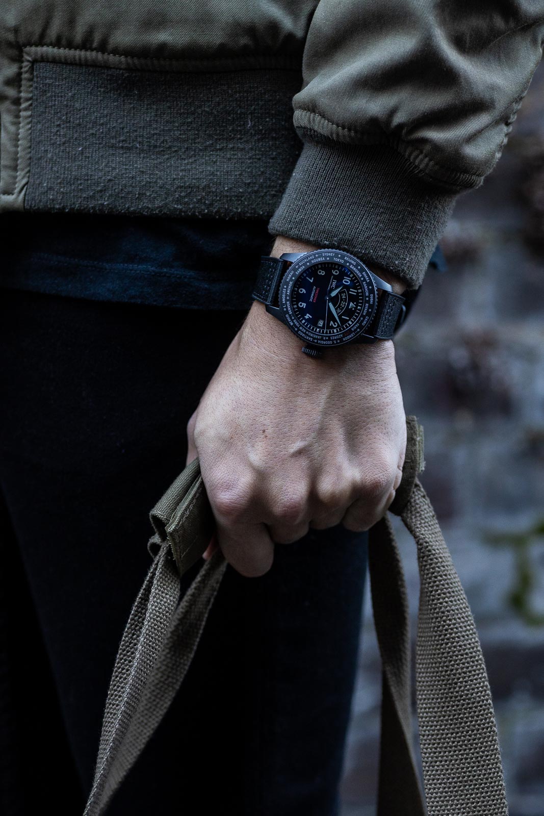 PILOT'S WATCH TIMEZONER TOP GUN CERATANIUMยฎ