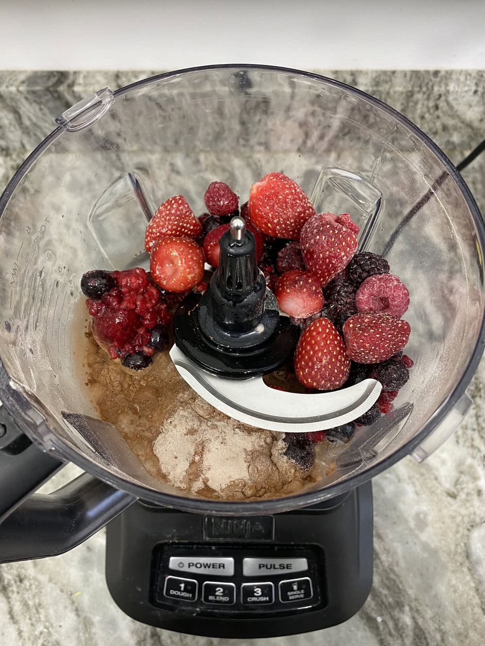 Chocolate protein fluff ingredients