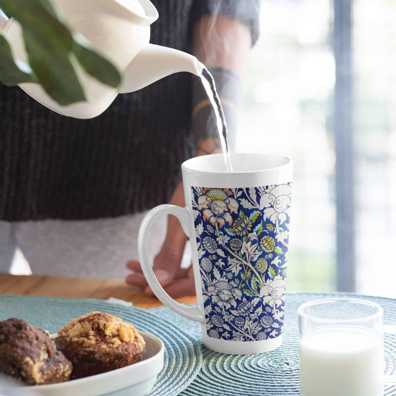 William Morris 17oz Ceramic Mug (56) William Morris Coffee Cup – Wey, 17oz Ceramic Mug