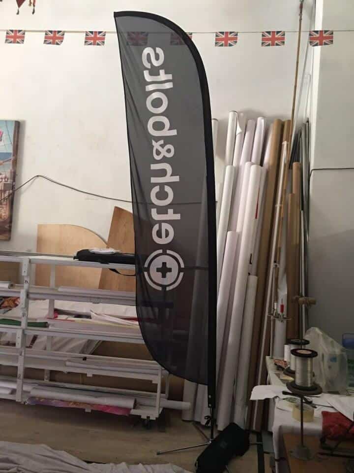 Single Sided Feather Flag