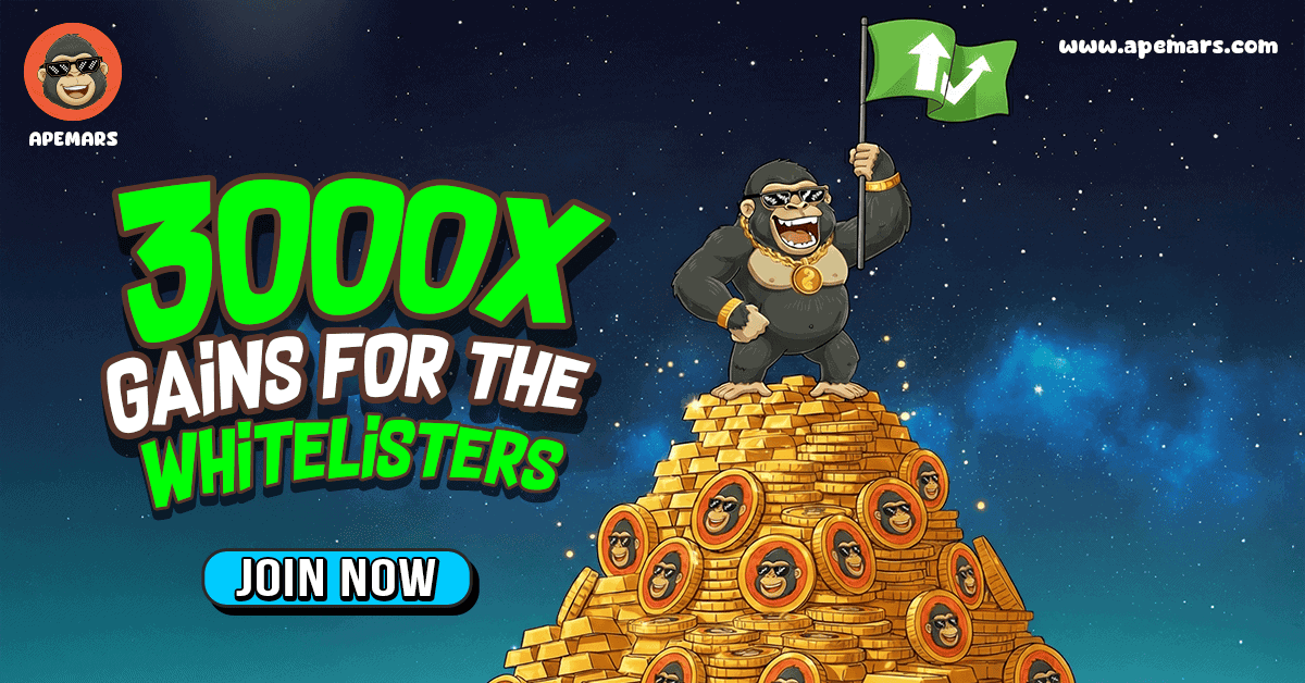 Looking for Meme Coins That Will Explode? APEMARS Whitelist Countdown Sparks Urgency as Fartcoin and Pepe Rally