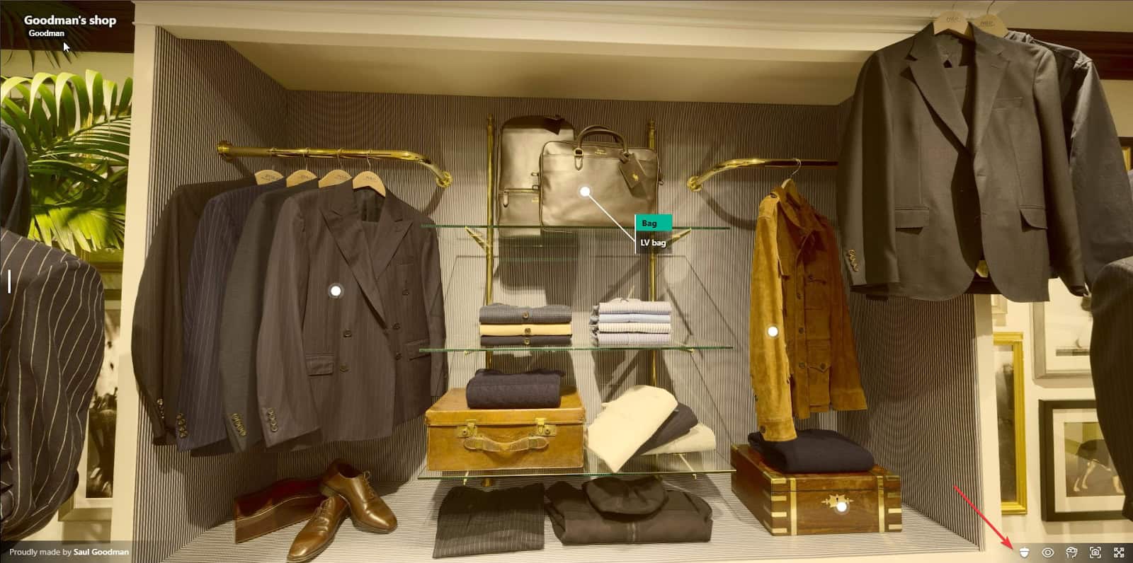 Customize the Control bar interface 6 Customize the Virtual tour Control bar interface