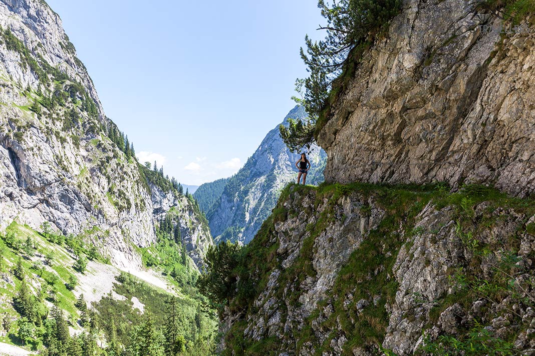 Der Wanderweg zum Kreuzeck