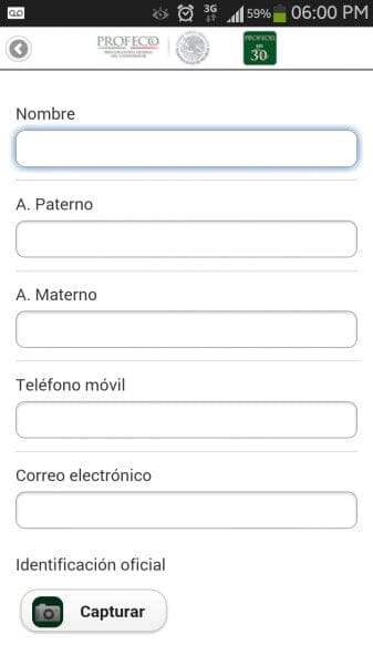 profeco aplicacion