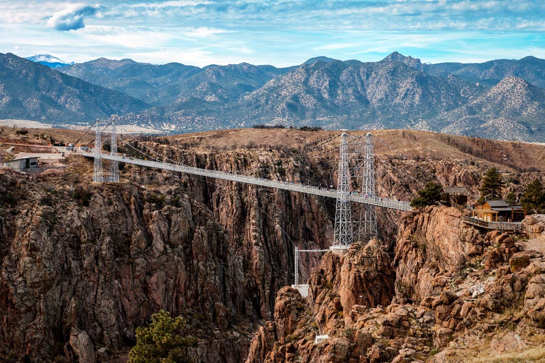 Die Royal Gorge Bridge in Colorado