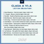 Lecturi obligatorii pentru clasa a 6-a lecturi obligatorii clasa a 6 a