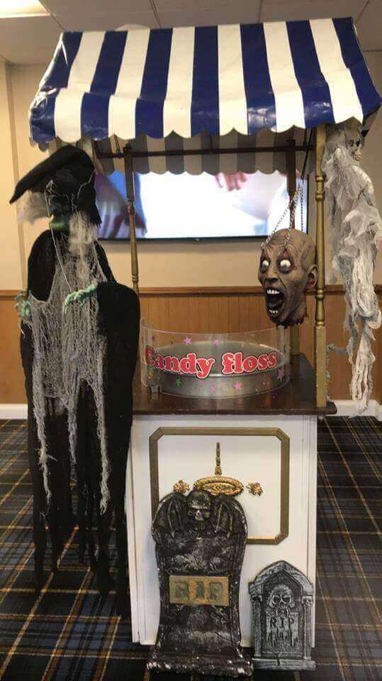 Halloween Candy Floss Cart Halloween Candy Floss Cart
