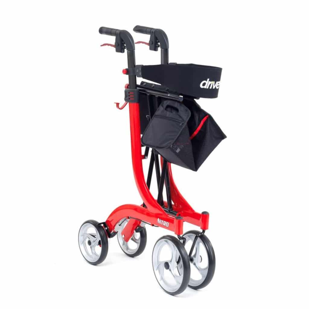 Nitro Tall Rollator Folded Nitro Tall Rollator Folded