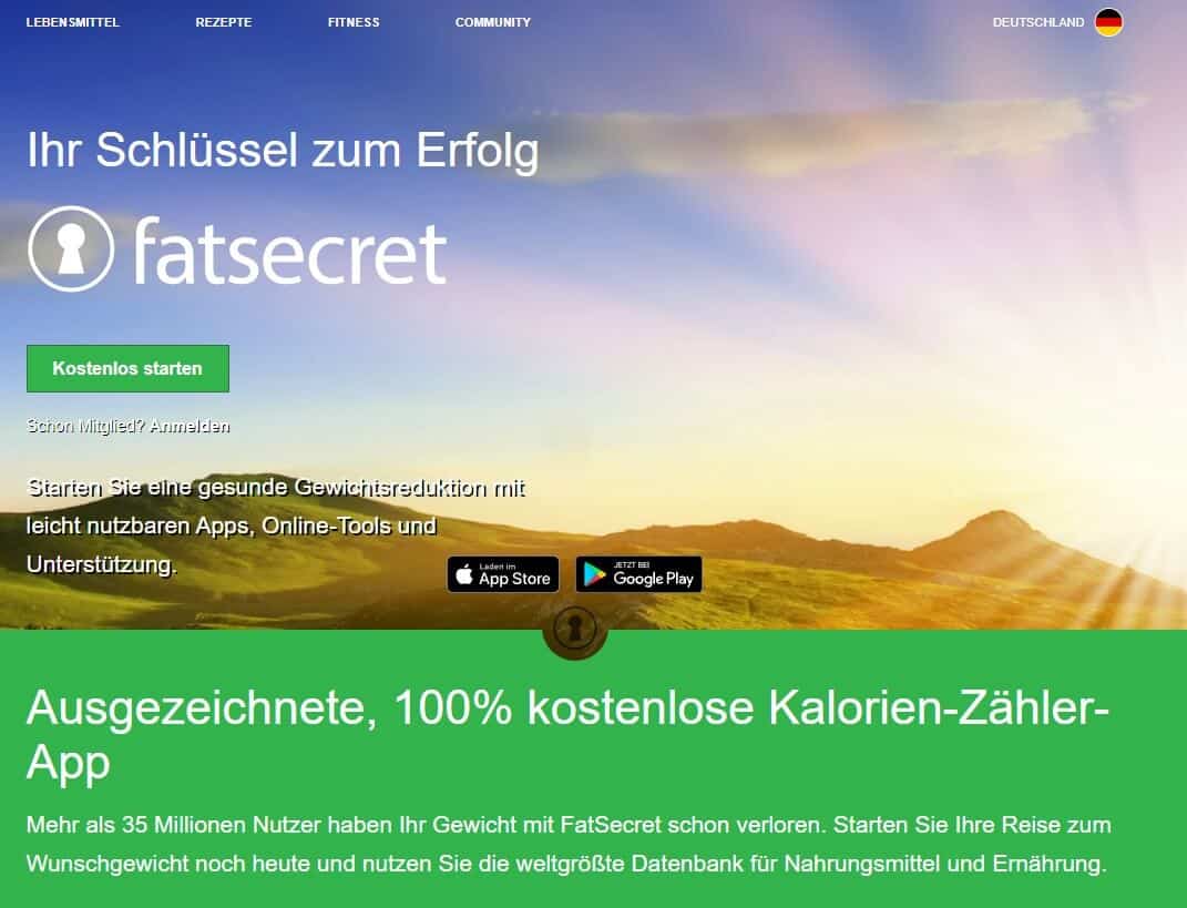 Fatsecret App Kalorien zählen