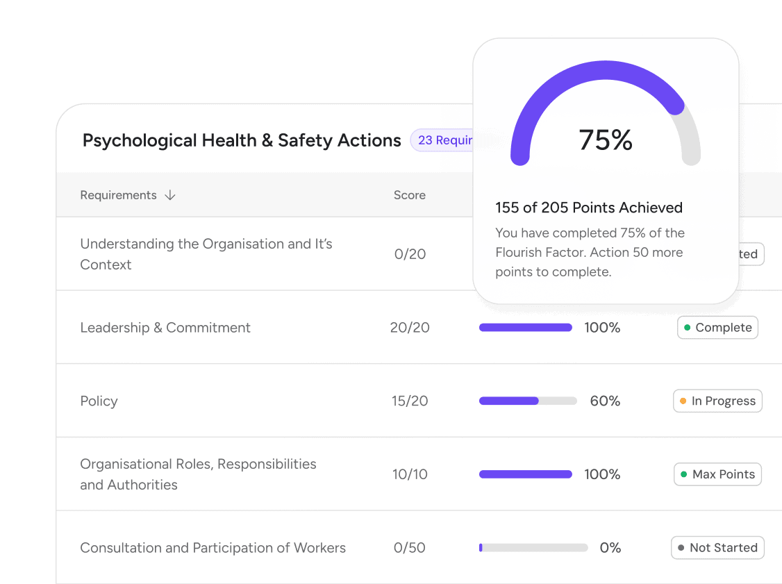 psychosocial safety strategy