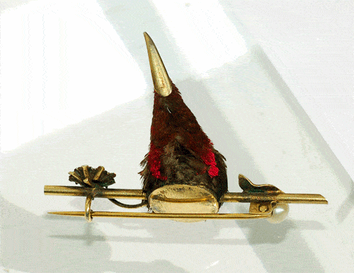 Image courtesy of Rowan & Rowan - Hummingbird brooch