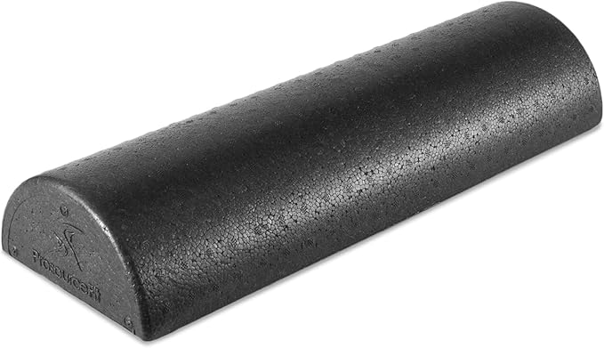 prosourcefit half round foam roller 18×3