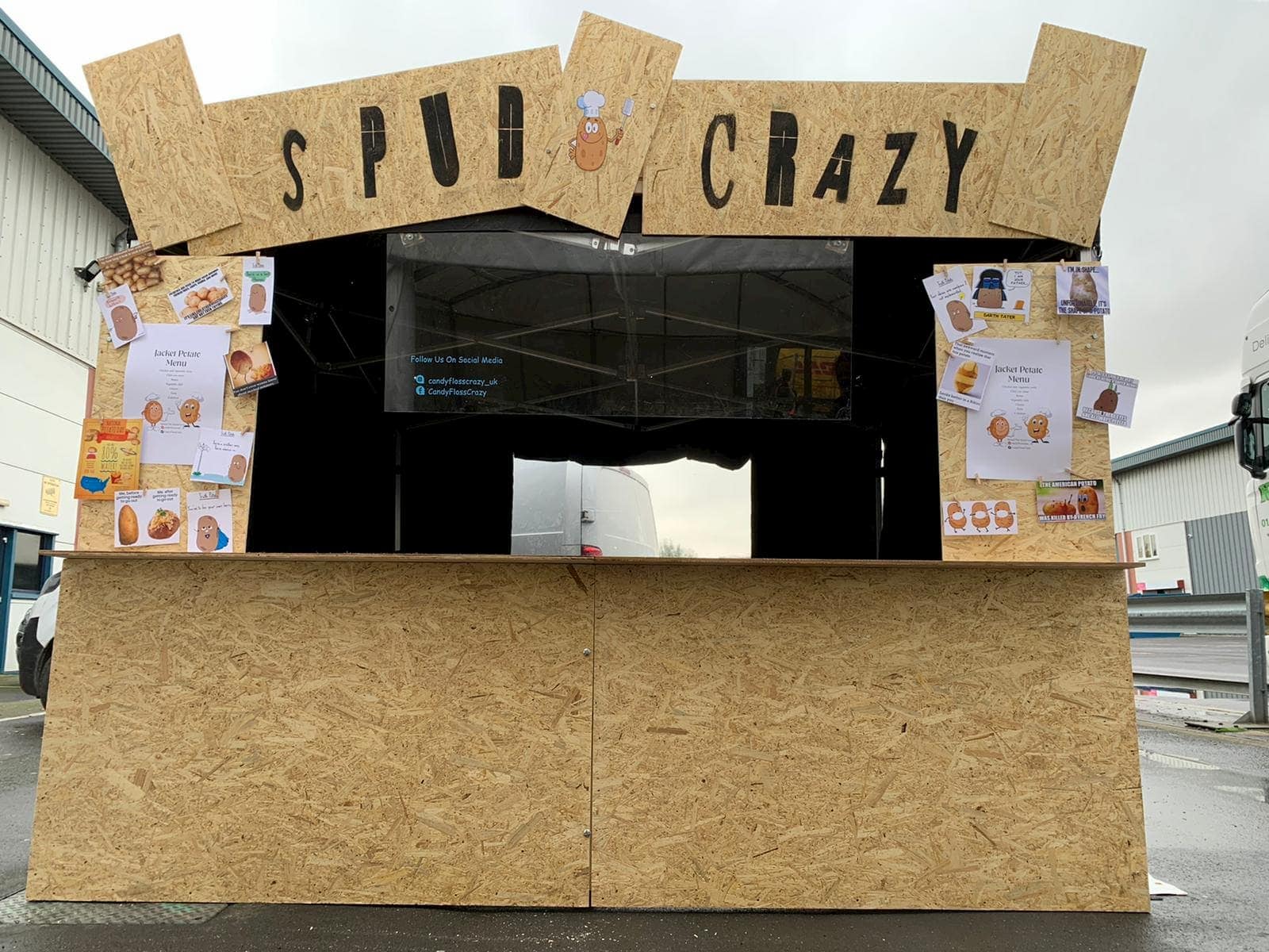 Street Food Jacket Potato Cart Street Food Jacket Potato Cart