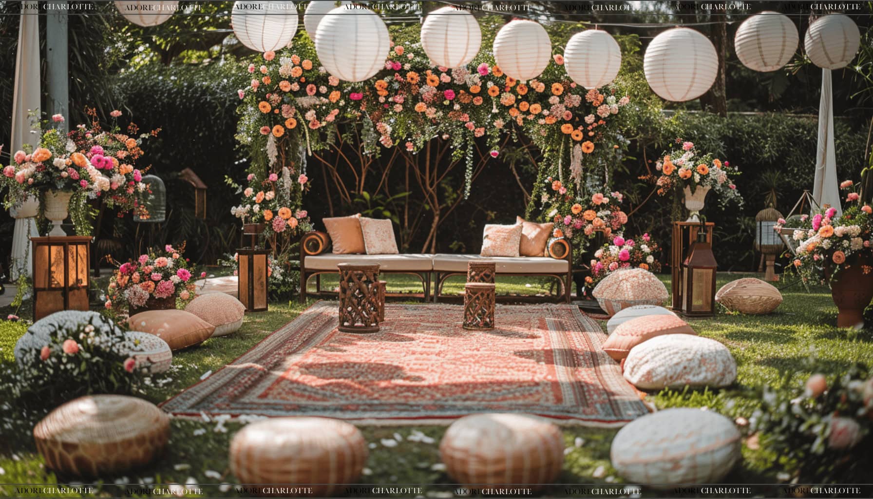 Baby Naming Ceremony Floral Fantasy outdoor Theme