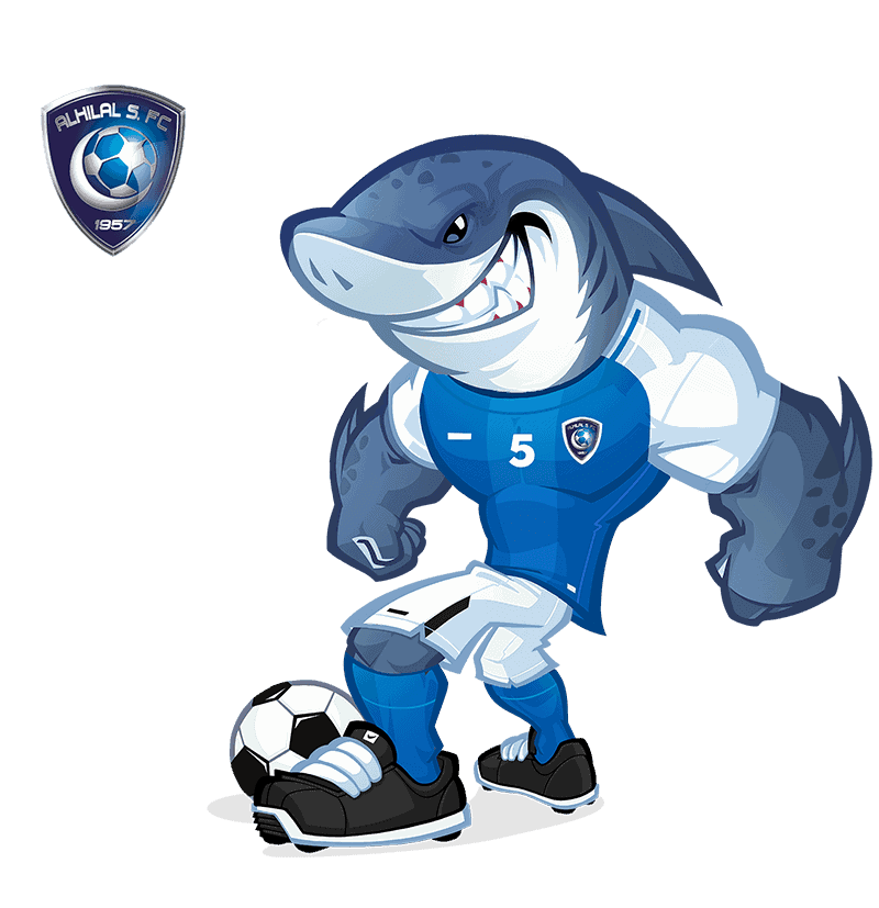 Al-Hilal FC mascot design Al-Hilal FC mascot design