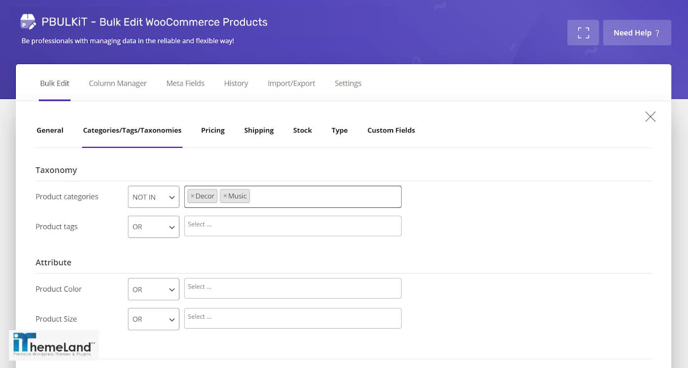Step 1: Filter product