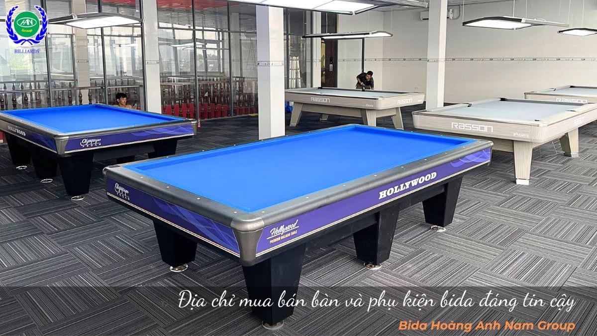 Địa chỉ mua bán bàn và phụ kiện bida đáng tin cậy | Bida Hoàng Anh Nam Group