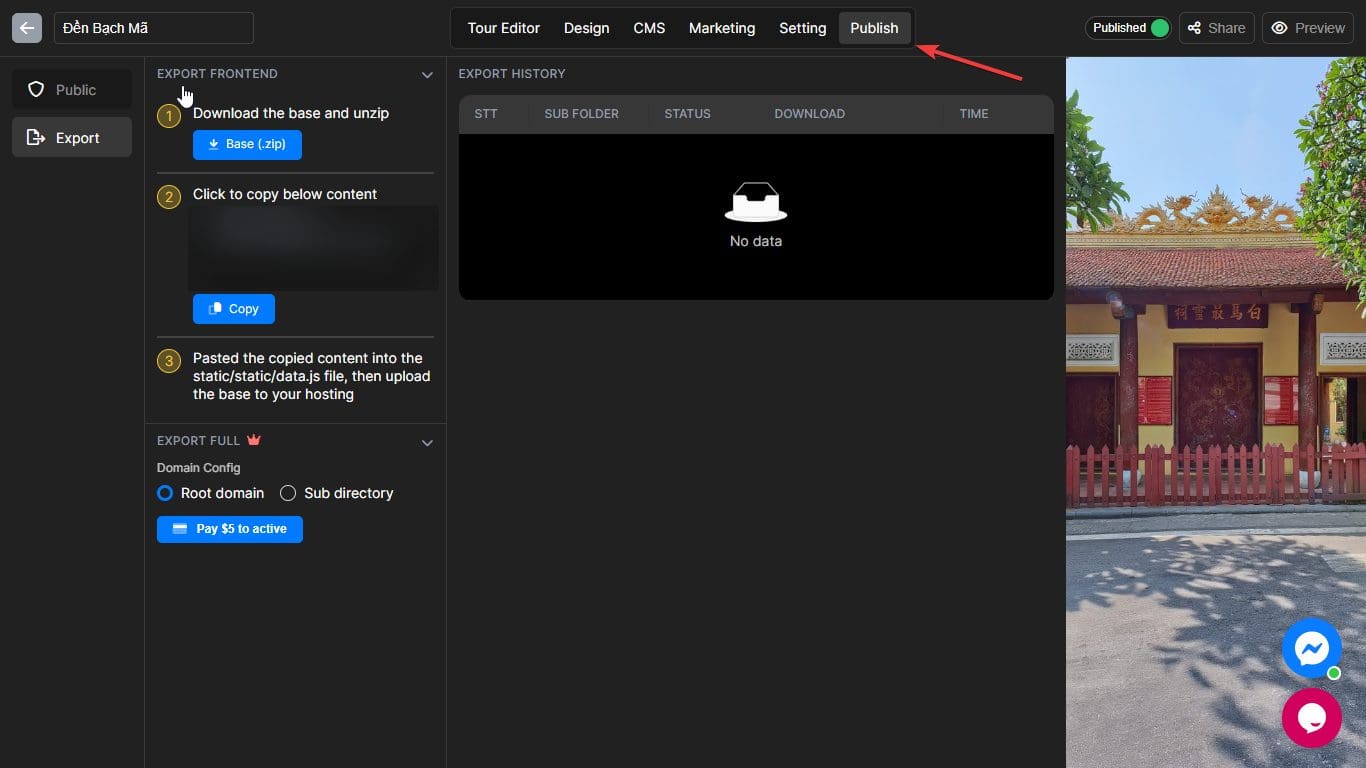 Export a Virtual Tour with Panoee - A Step-by-Step Guide 5 image