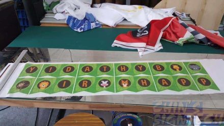 Safari theme Birthday buntings