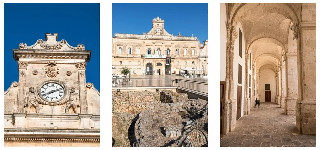 Eindrücke vom Rathaus in Ostuni