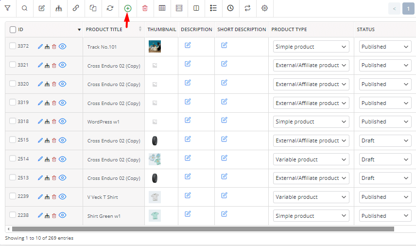 Bulk add new product in WooCommerce variations bulk edit plugin