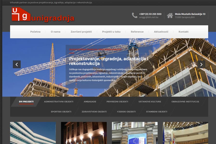 UNIGRADNJA d.d. Sarajevo
