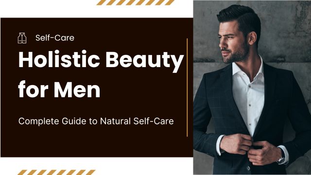 HOLISTIC BEAUTY FOR MEN: YOUR SELF-CARE EVOLUTION STARTS HERE 3 the foundation of holistic beauty for men