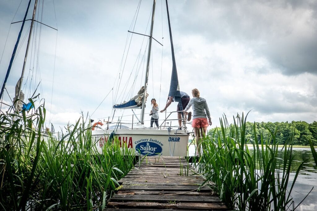 weekend pod żaglami na mazurach