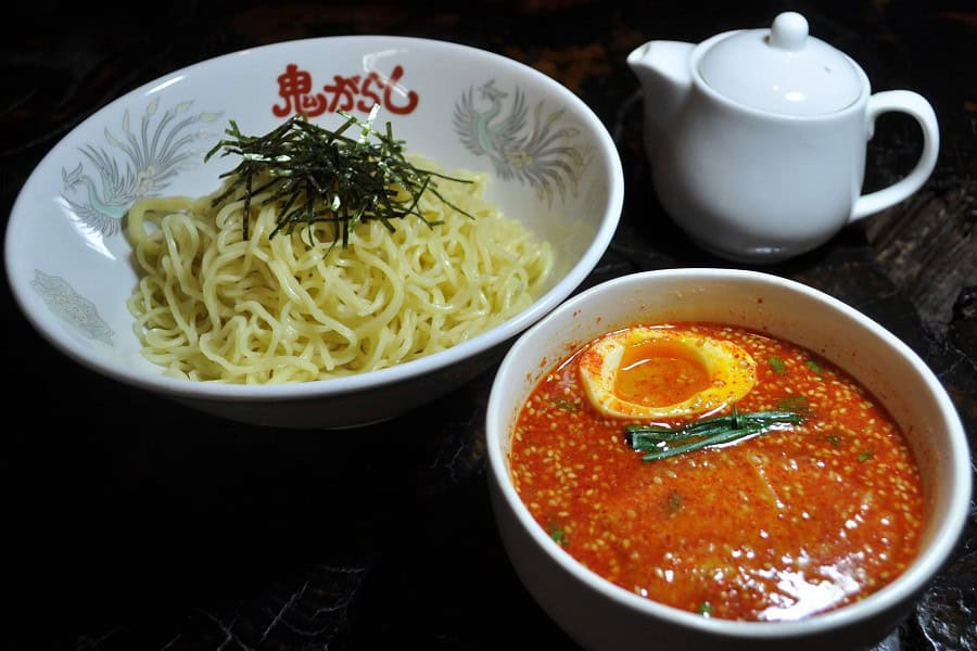 【鬼がらし岩沼店】辛みそつけ麺 超辛 1,120円(税込)