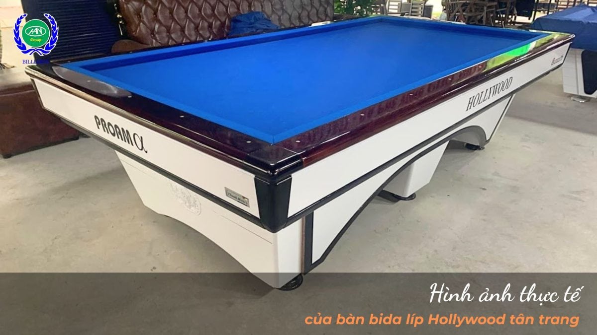 Hình ảnh thực tế bàn bida Hollywood tân trang | Bida Hoàng Anh Nam Group