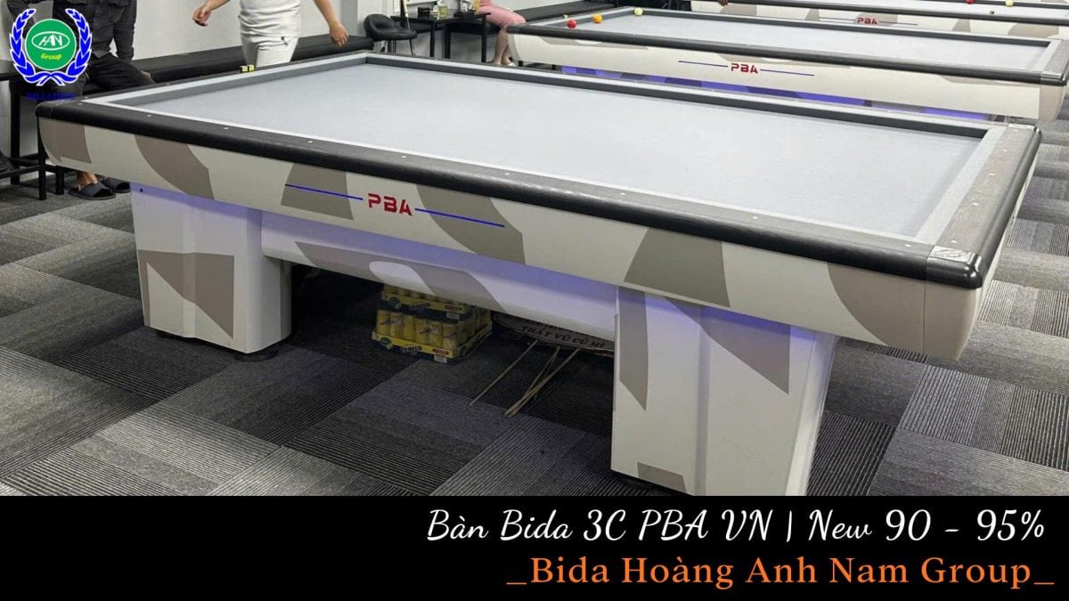 Bàn Bida 3C PBA VN, New 90 - 95% | hàng sẵn kho, giao hàng tận nơi trên toàn quốc | Bida Hoàng Anh Nam Group