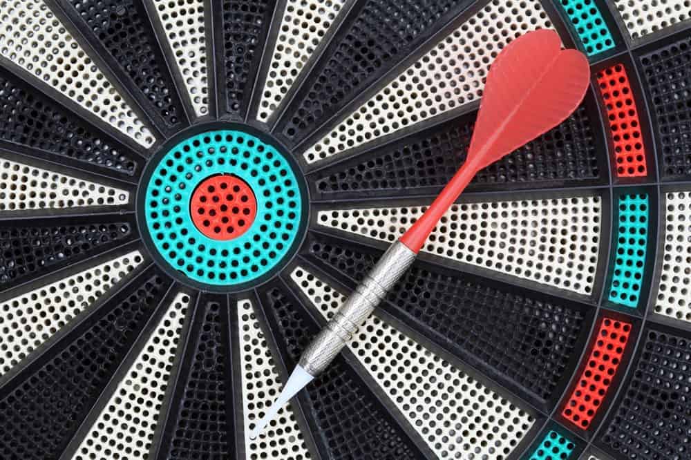 electronic dartboard with a soft tip dart