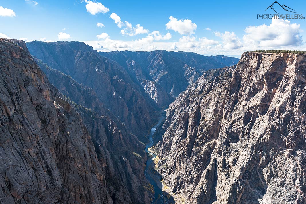 Der Blick in den Black-Canyon-of-the-Gunnison-Nationalpark