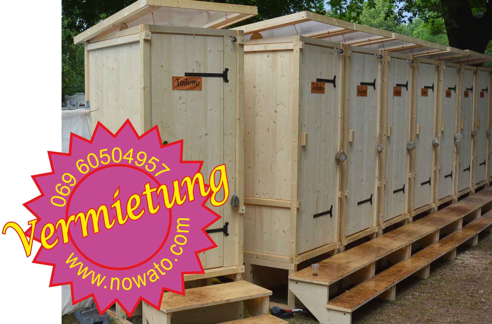 Vermietung Trockentoilette