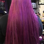 Client getting hair colored at Niagara Falls hair salon LJ Hair Design
