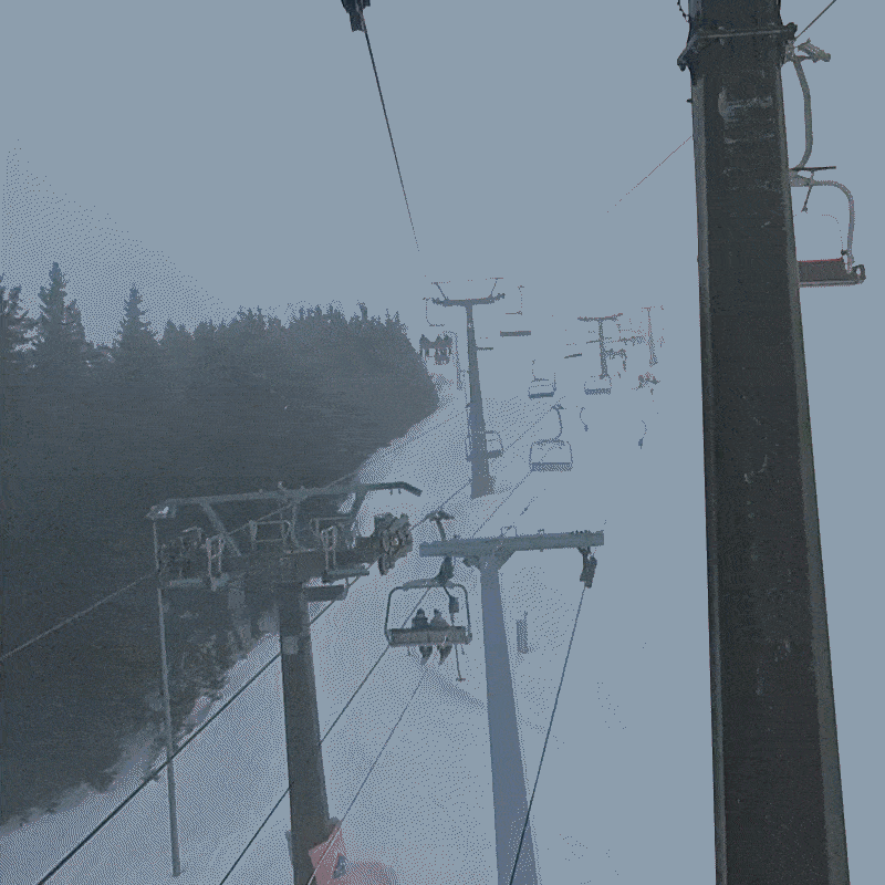 Straja - urcare cu telescaunul