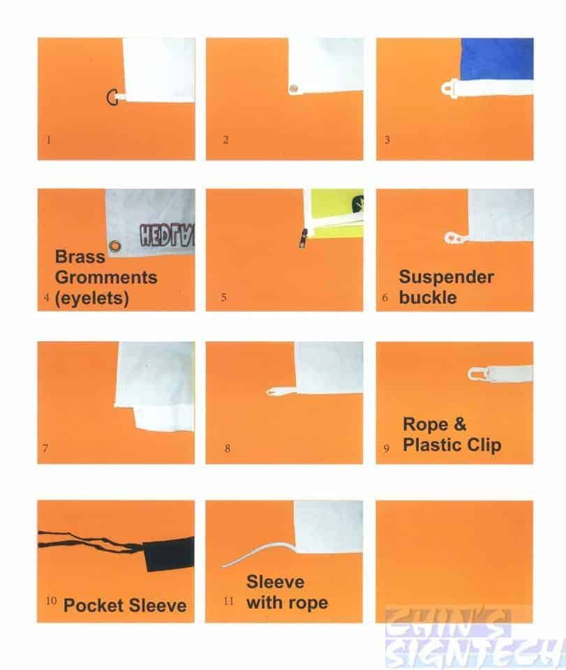 flag finishing for Hanging flag finishing for Hanging