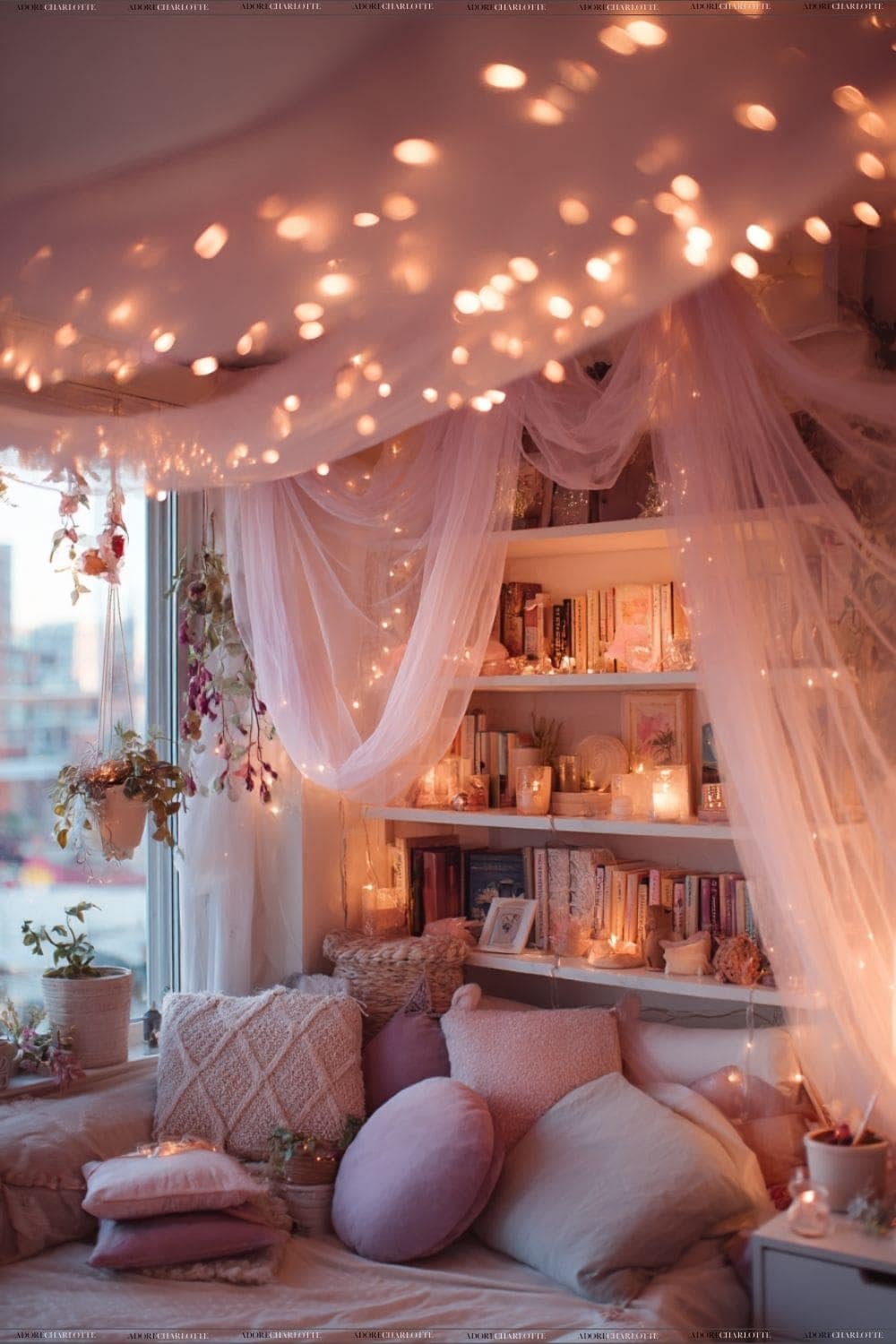 Solar-Powered Fairy Light Sanctuary