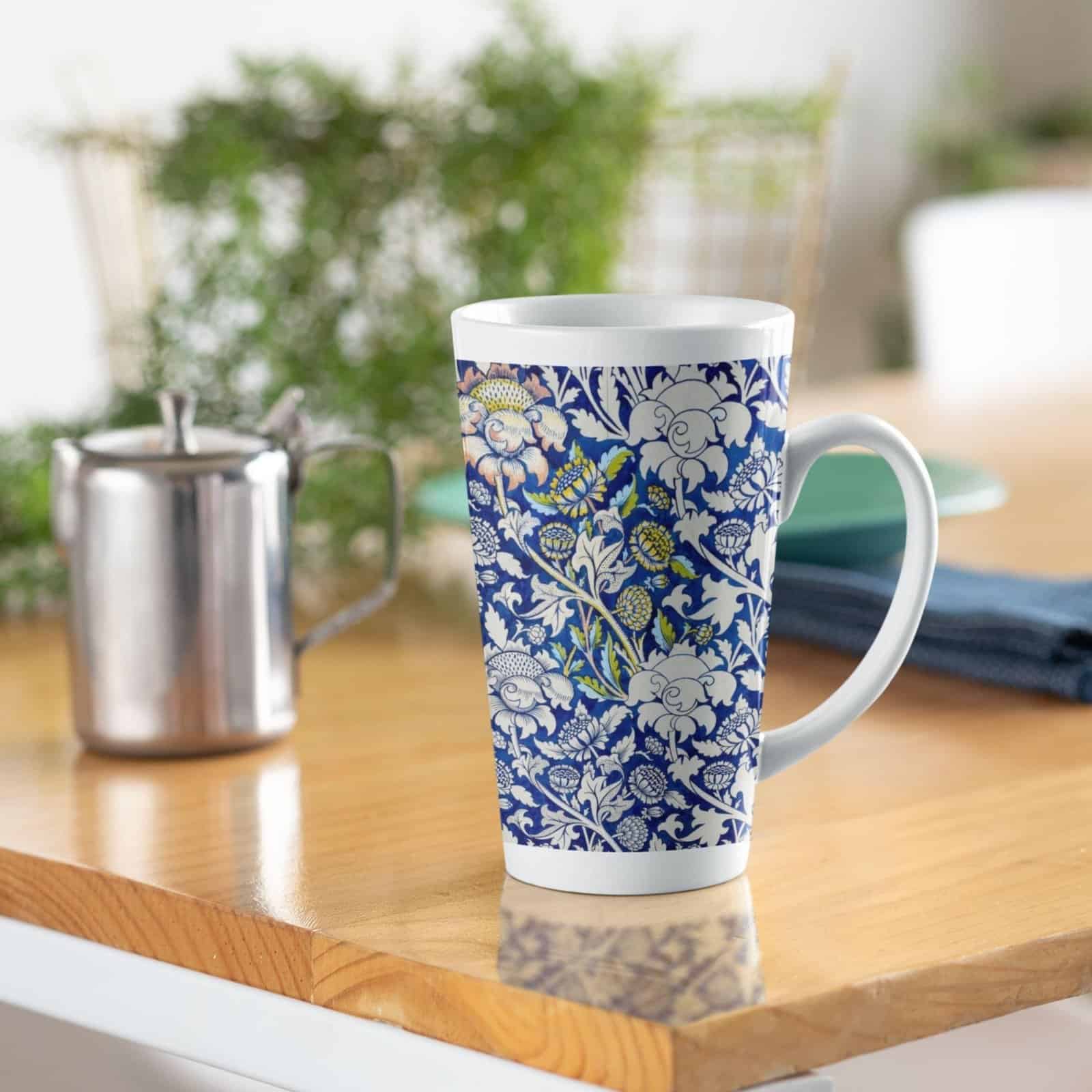 William Morris 17oz Ceramic Mug (55) William Morris Coffee Cup – Wey, 17oz Ceramic Mug